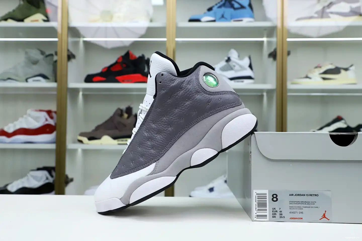 GREY' Kimikick -414571-016 JORDAN AIR RETRO 13 'ATMOSPHERE 0529